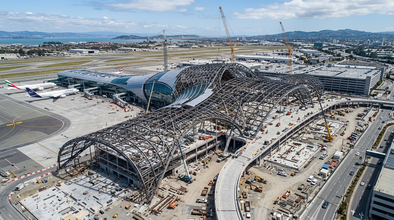 Moscow Airport Terminal 3 Project Showcase