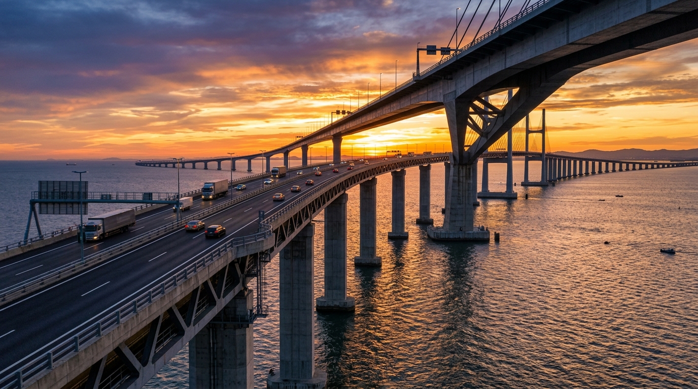Volga Express Sea Causeway Bridge Project